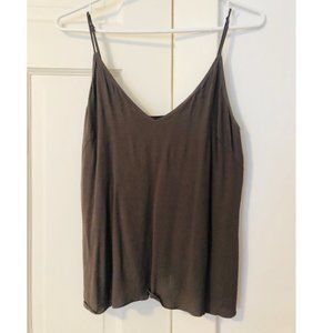 Aritzia Wilfred Free Margot Camisole Green/Grey